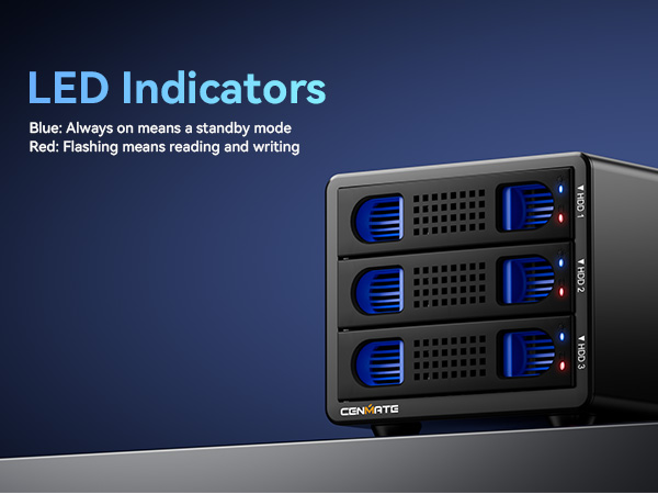 3 Bay Hard Drive Enclosure