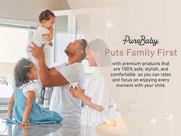 purebaby puts family first with safe premium products stylish comfortable baby child love care cute