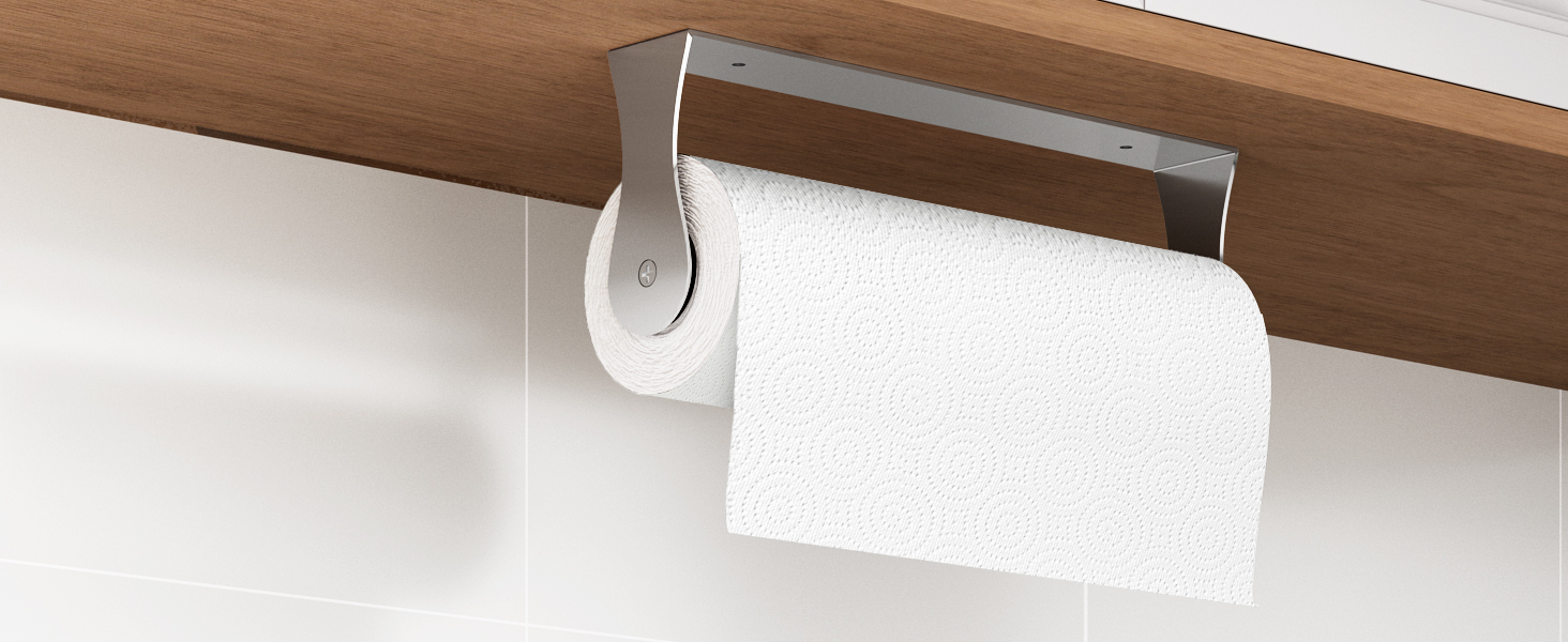Paroto Paper Towel Holder Under Cabinet