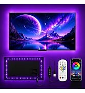 MORIACC LED Lights for TV, 13.1ft Behind TV Backlight for 32-65 Inch TV, Music Sync Strip Lights ...