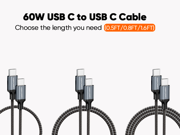 usb c to usb c cable short