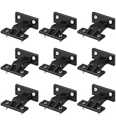 TEHAUX Quick Fitting Furniture Panel, 10pcs Push-on Fitting Nylon False Front Cabinet Clips with ...