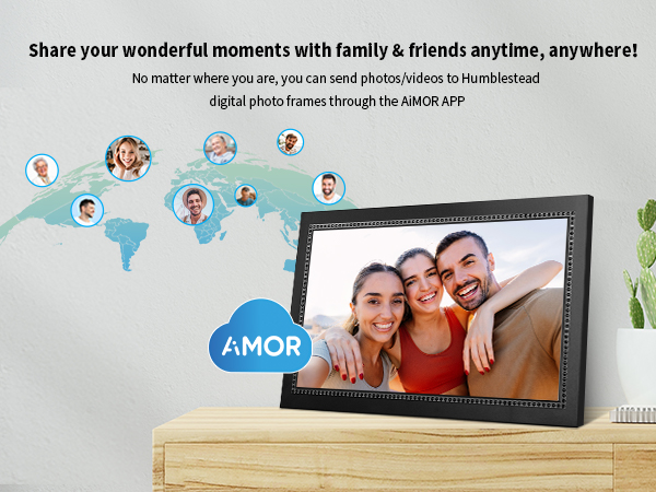 photo frame electronic digital picture frames load from phone