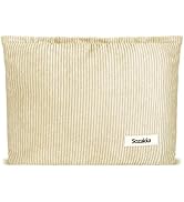 ZLFSQR Corduroy Makeup Bag for Women Small Corduroy Cosmetic Bag Large Cute Travel Makeup Pouch f...