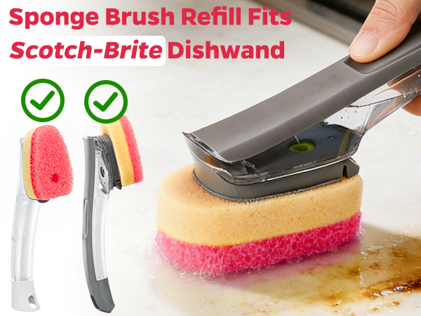 dish wand sponge refills