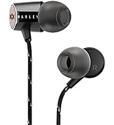 House of Marley Uplift 2: Wired Earphones with Microphone and Sustainable Materials (Black)