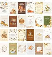 Nihuecne 24 Pack Religious Thanksgiving Cards with Self-adhesive Envelopes, 4"x6" Boxed Blessing ...