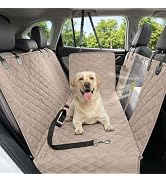 Victoper Dog Car Seat Cover, Heavy Durable Dog Seat Cover for Back Seat, 100% Waterproof Scratch ...