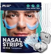 Peace&Quiet PQ 40 Nasal Strips for Snoring, Nasal Stripes for Sports & Sleeping - Nose Strips for...