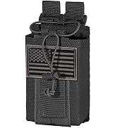 IronSeals Tactical Molle Adjustable Interphone Storage Bag Outdoor Sports Radio Pouch for Two Way...