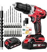 20V Cordless Drill Set,Electric Power Drill Cordless,Power Drill Drivers | Electric Screwdriver -...