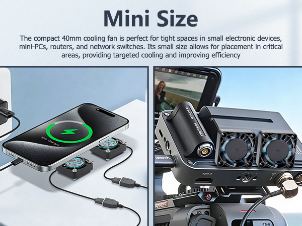 mini size 40mm cooling fan for tight space small device network switch placement in creitical area