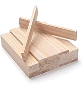 Wood Strips Slats Wooden Dowels for Crafts 1/4