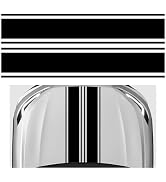 VCYOPN 2 PCS Car Hood Sticker, 70.9" × 7.3" Waterproof Racing Stripes Auto Body Side Decals, Spor...