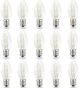 MEQIQTEK Salt Lamp Bulb - Scentsy Light Bulbs for Plug in Wax Warmer - 15 Watt Night Light Bulbs ...