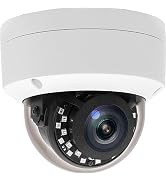 Tennoz 5MP PoE IP Vandal Dome Security Camera Outdoor, IP Network PoE Camera with 2.8mm Lens, 105...