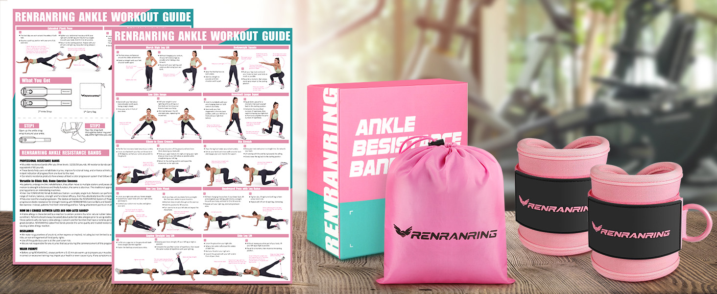 Ankle Resistance Bands Instruction Manual