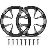 NuIth 6.5 Inch Car Audio Speaker Hollow Subwoofer Grill, 6 1/2 Inch Universal Speaker Cover Sub W...