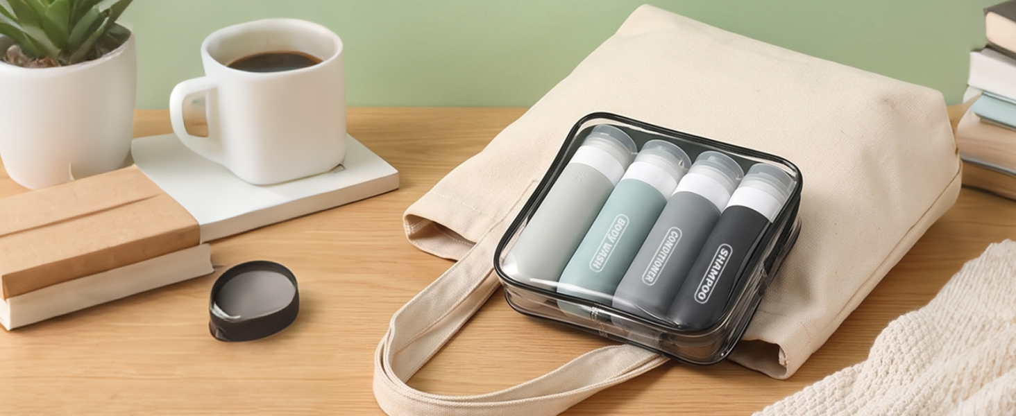 silicone travel bottles