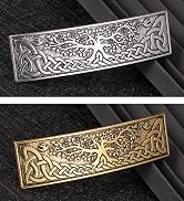 Kkjoy Hair Barrettes Large Hand Crafted Hair Clips Retro Vintage Metal French Hairpins Viking Cel...