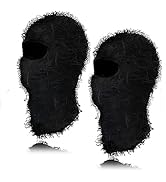 Distressed Balaclava Ski Mask Knitted Full Face Windproof Winter Premium Yeat Ski Mask for Men Wo...