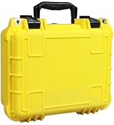 Jack Boss 14 inch Hard Case Portable Weather Waterproof Protective Camera Case with Customizable ...