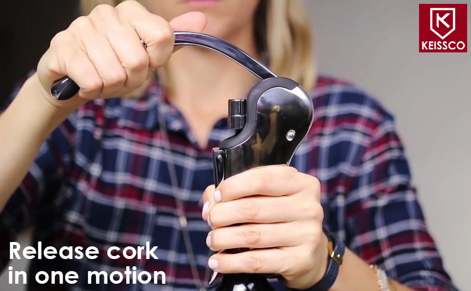 KEISSCO Wine Opener with Foil Cutter Set
