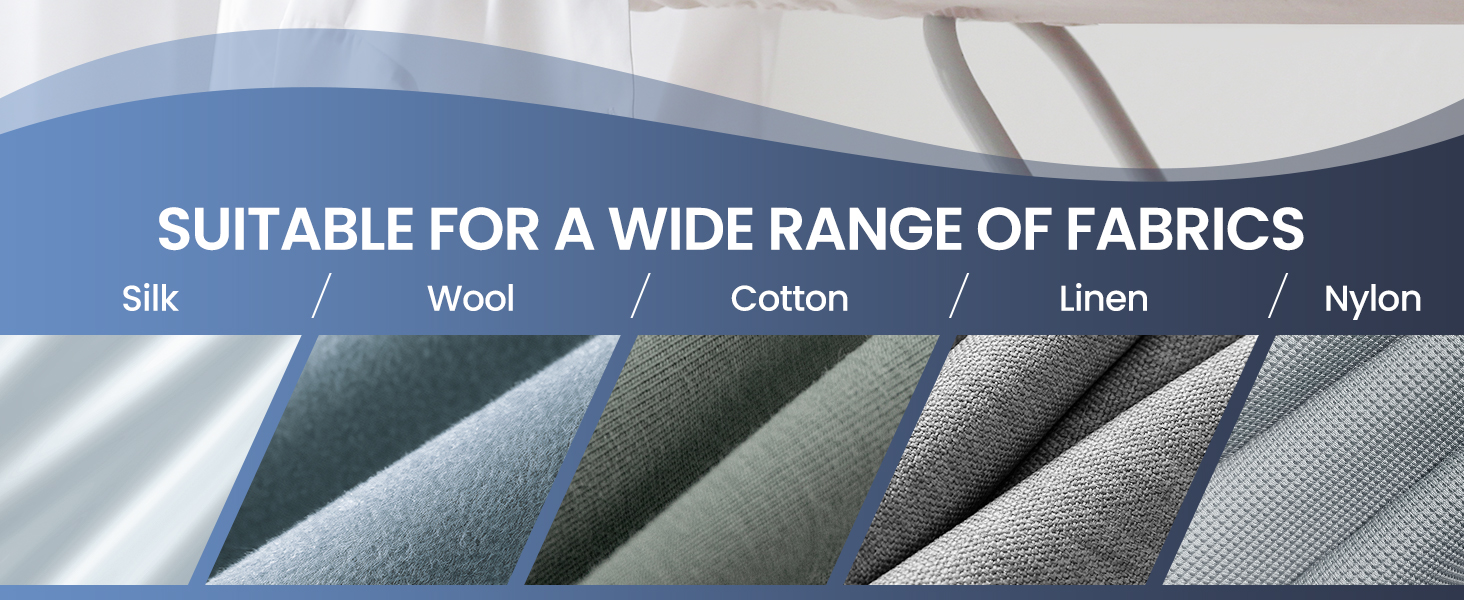 Suitable for a wide range of fabrics