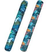 FindUWill Inflatable Swim Pool Noodles, 2 Pack Soft Fabric Covered Large Swim Noodles, Premium Bu...