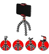 JOBY GorillaPod Starter Kit, Versatile Mini Flexible Tripod with Universal Smartphone Clamp, GoPr...