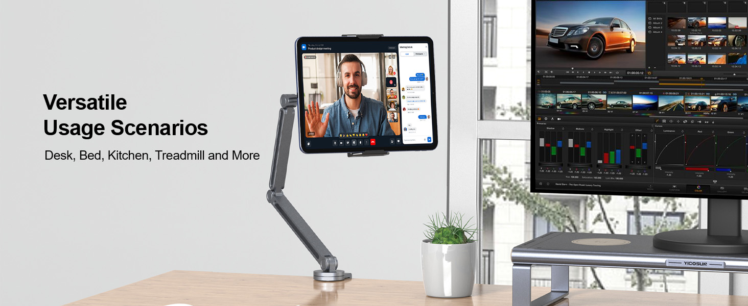 Versatile Usage Scenarios Desk, Bed, Kitchen, Treadmill and More