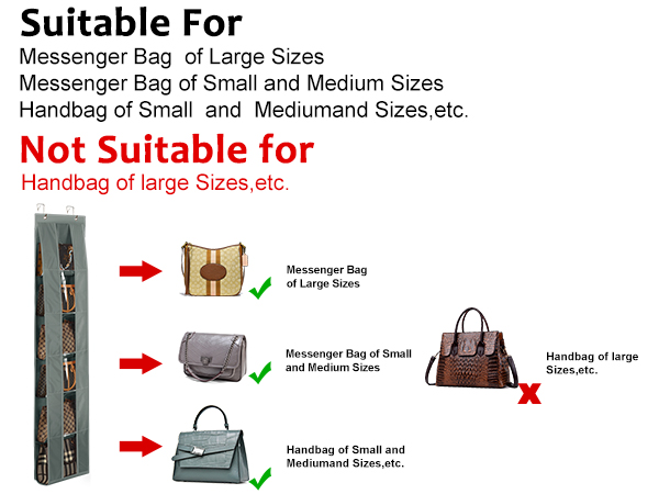 purse organizer for wall