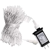Christmas Lights 69.6Ft 200 LED String Lights Indoor, Outdoor Xmas Tree Lights Waterproof, 8 Ligh...