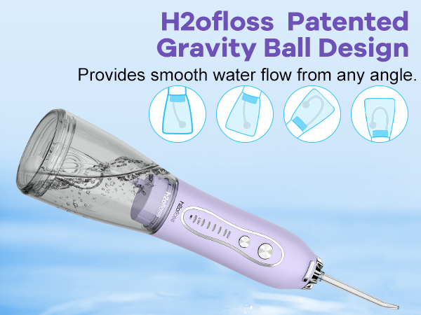 cordless water dental flosser for braces