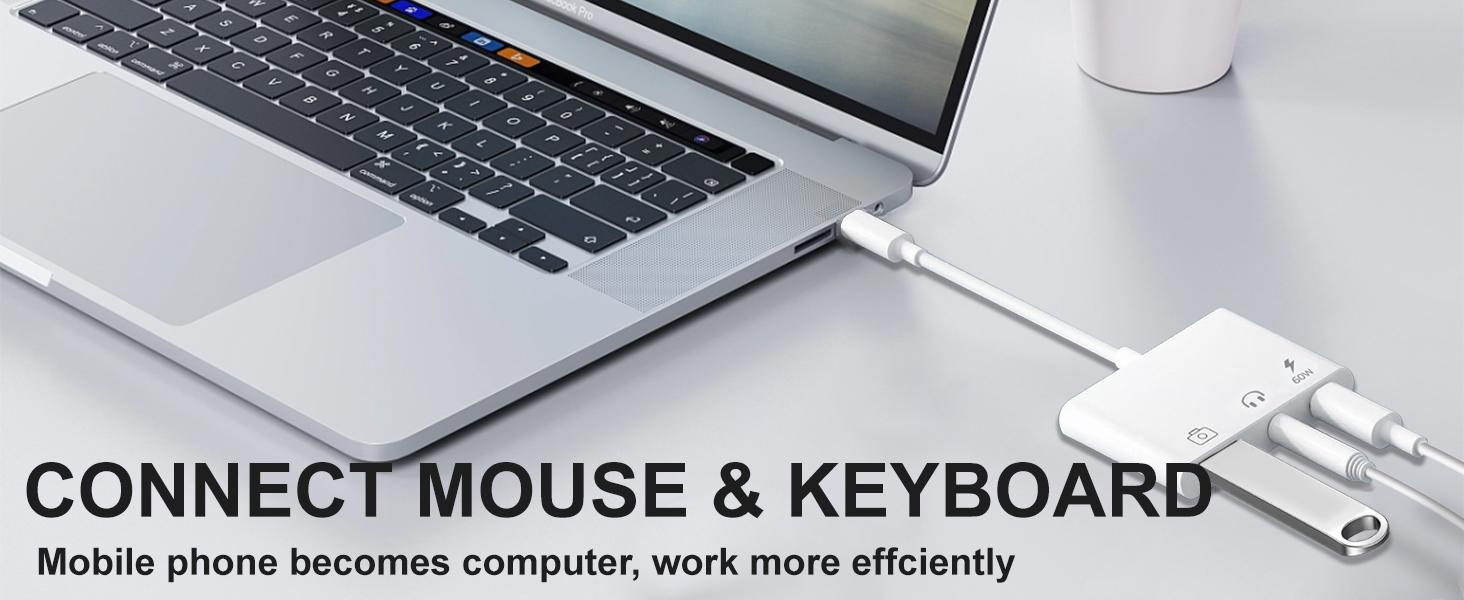 aux to USB C to 3.5mm audio adapter USB C to USB adapter USB OTG adapter USB C to headphone jack