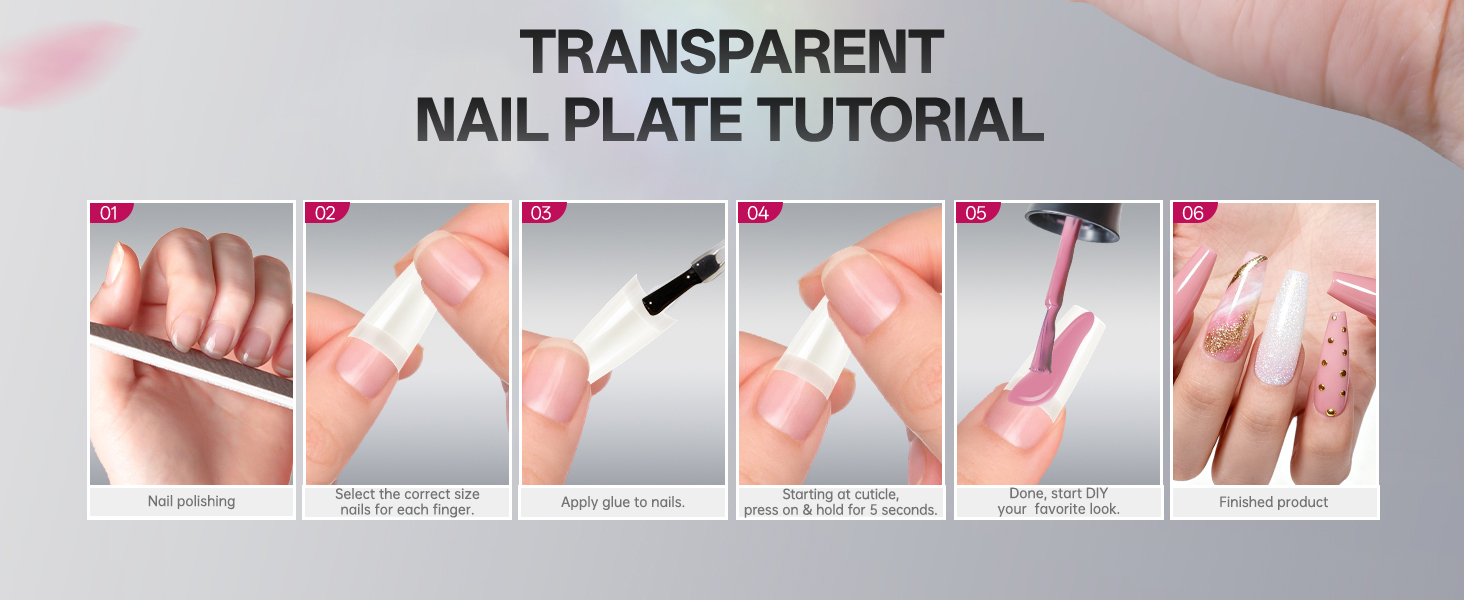 Half Cover False Nails Tips