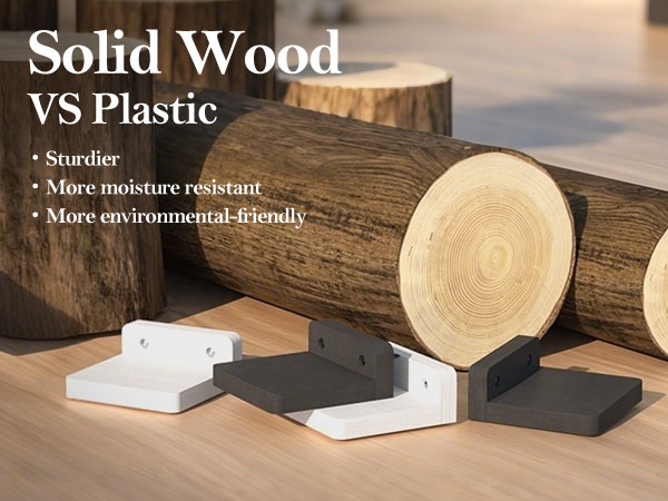 solid wood shelves