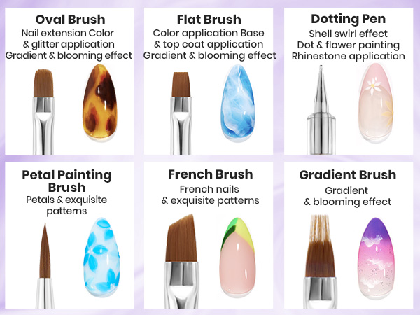 Beetles Nail Art Brushes