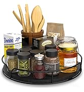 Lazy Susan Turntable Organizer for Cabinet Pantry Kitchen Countertop Refrigerator Cupboard, Pine ...
