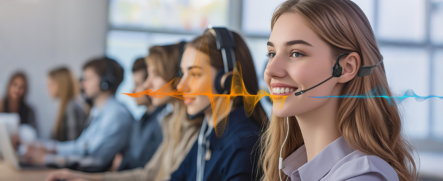 Wireless Headset with Mic