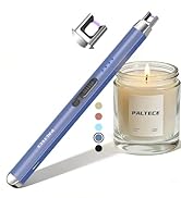 PALTECE 2 Pack Candle Lighter USB Rechargeable Electric Plasma Arc Lighters with Safety Lock, Win...