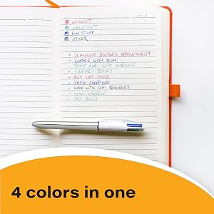 BIC 4-Color Shine Retractable Pen