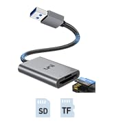 uni SD Card Reader, High-Speed USB 3.0 to Micro SD Card Adapter, Aluminum Computer Memory Card Re...