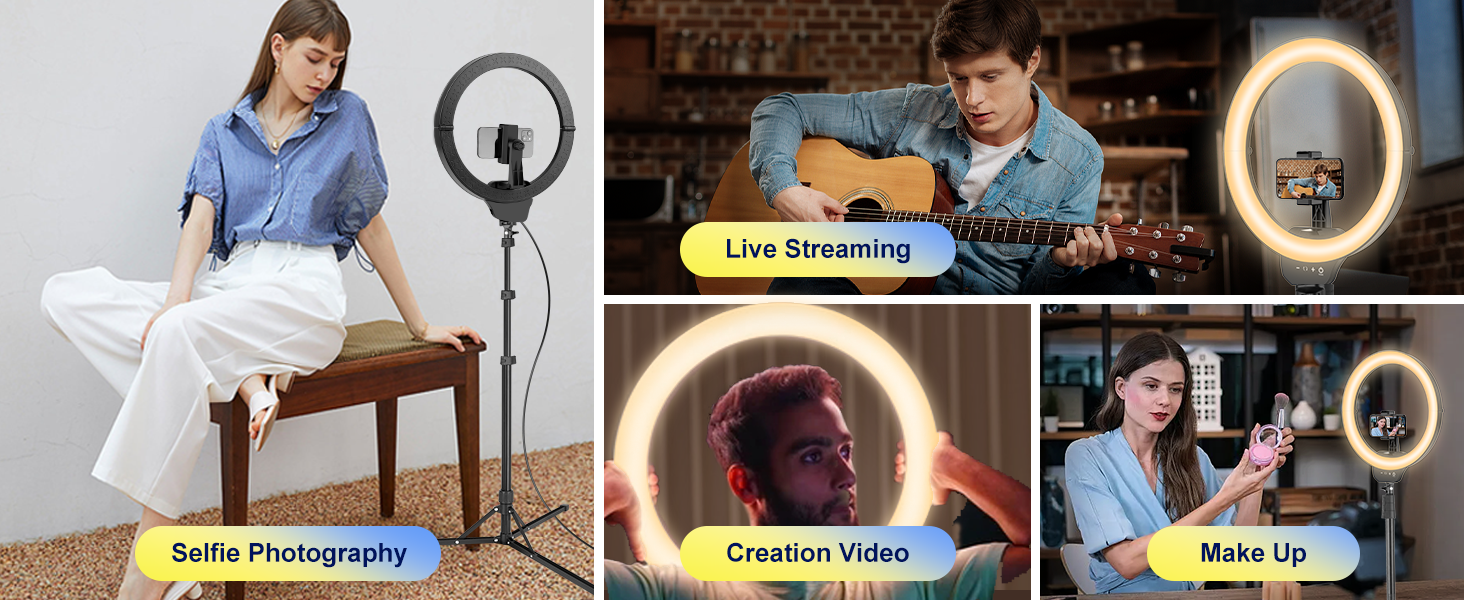 tripod for iphone with light