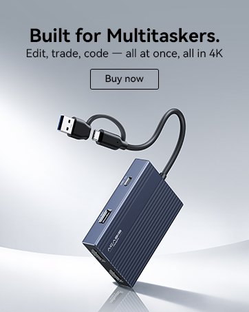 ACASIS USB C to Dual HDMI DisplayLink Adapter for Mac M1/M2/M3/M4 &PD100W