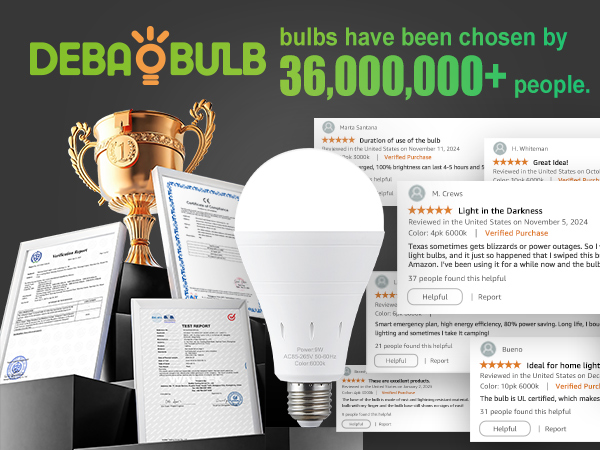 Rechargeable Light Bulbs