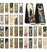 Wxiben Tarot Magnetic Bookmark Gifts - 30 Pcs Dark Romance Bookmark for Women Fantasy Skull Book ...