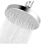 High Pressure Shower Head - 4.7“ Powerful Bathroom Pressure Boosting Rain Showerhead - Perfect Un...