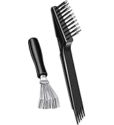 Boao 2 Pieces Hair Brush Cleaning Tool Comb Cleaner Brush Mini Comb Cleaning Hair Remover Tool fo...