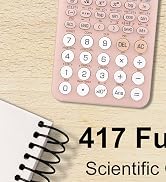 OSALO Scientific Calculator 417 Function 2 Line Written Display 10+2 Digits Solar and Battery Cal...